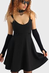 Obscurita Mini Dress, KIHILIST by KILLSTAR, Krátké šaty